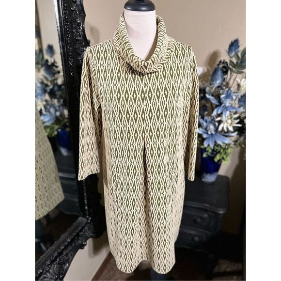 Tyler Boe Long Sleeve Cowl Neck Shift Dress Size Small - Picture 1 of 7